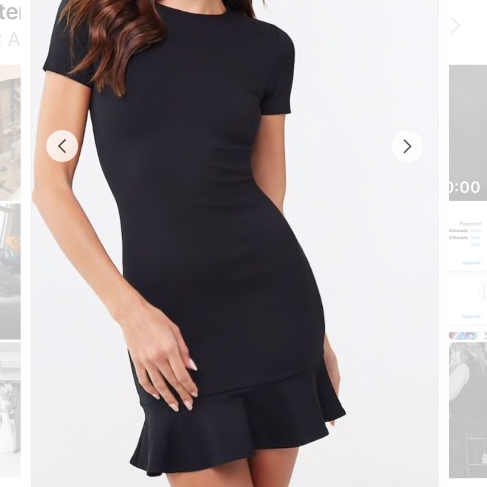 ✨Flounce Bodycon Dress